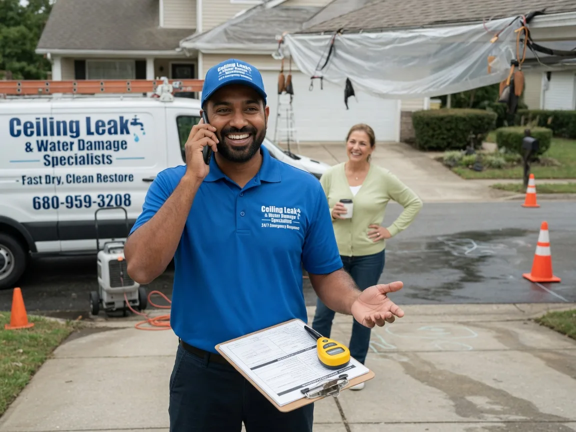 Ceiling Leak Cleanup Prospect, PA FAQs